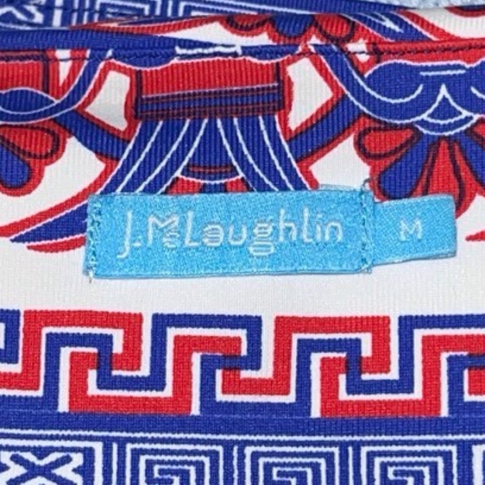 J. Mclaughlin CATALINA CLOTH Nicola Tiered Printed Dress, size medium - Picture 7 of 8